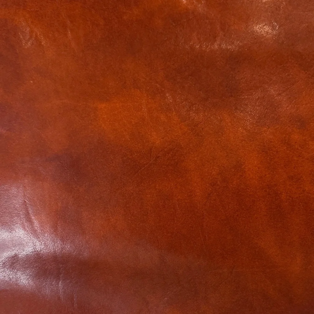 Italian Burnished Leather Men's Briefcase